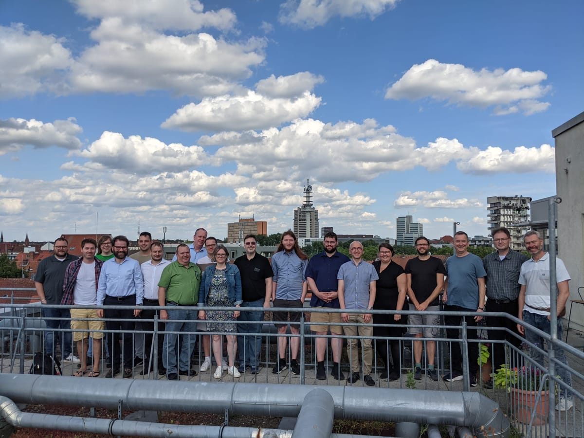 CrossLab project meeting on the road in Hannover